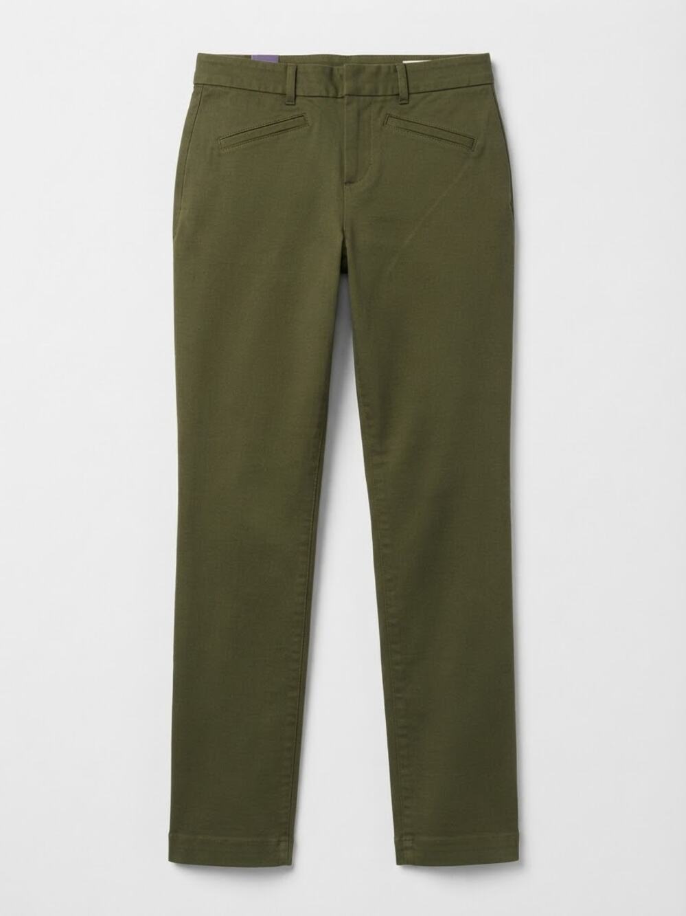 Gap Signature Skinny Ankle Green Stretch Pants Mid Rise Size 4 Regular NWT Chic